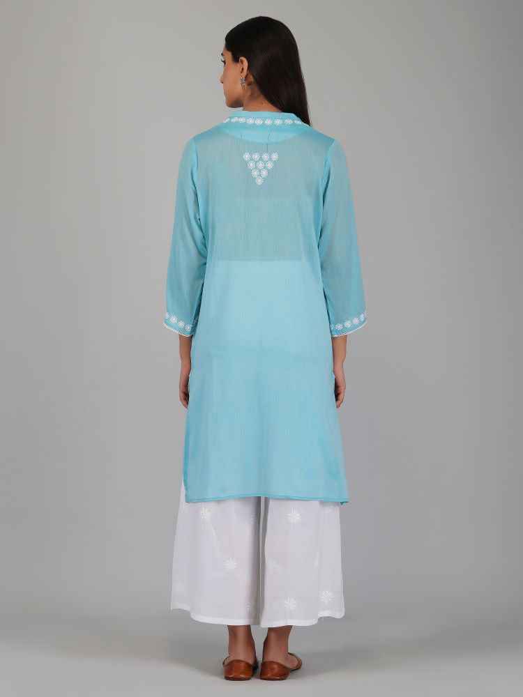 Jiva Kurta in Double Tone Cotton