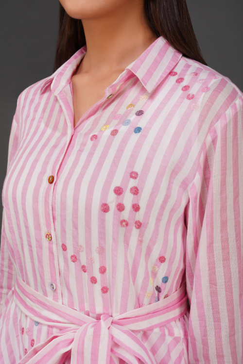 Phae Diya Dress in Cotton Mulmul