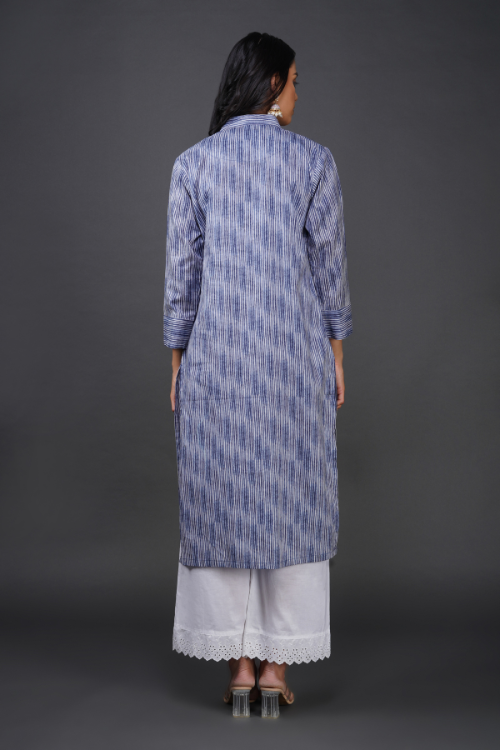 P.H.A.E. - Phae Aaliya Kurta in Shaded Cotton fabric | Indian Chikankari
