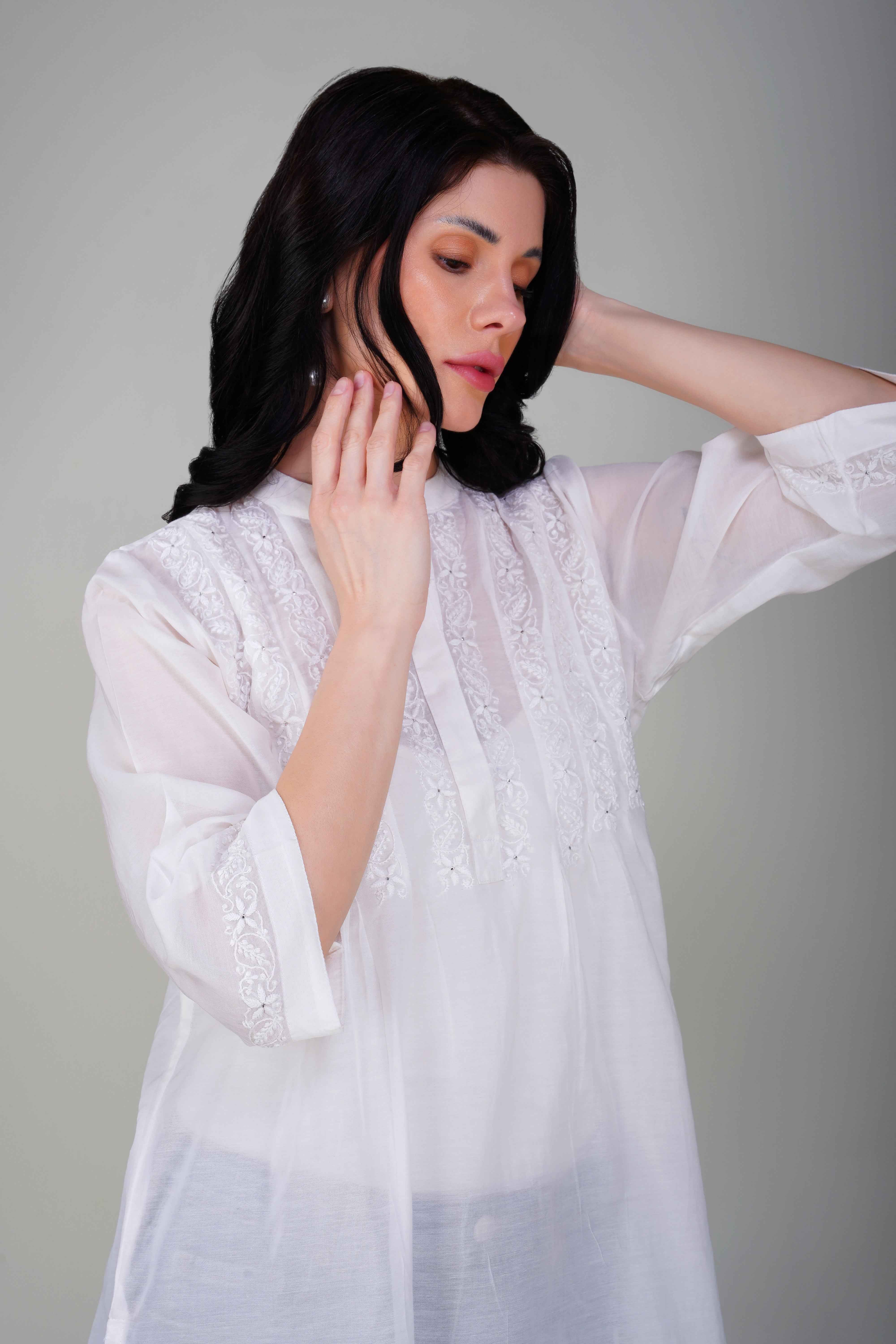 Phae Chikankari top