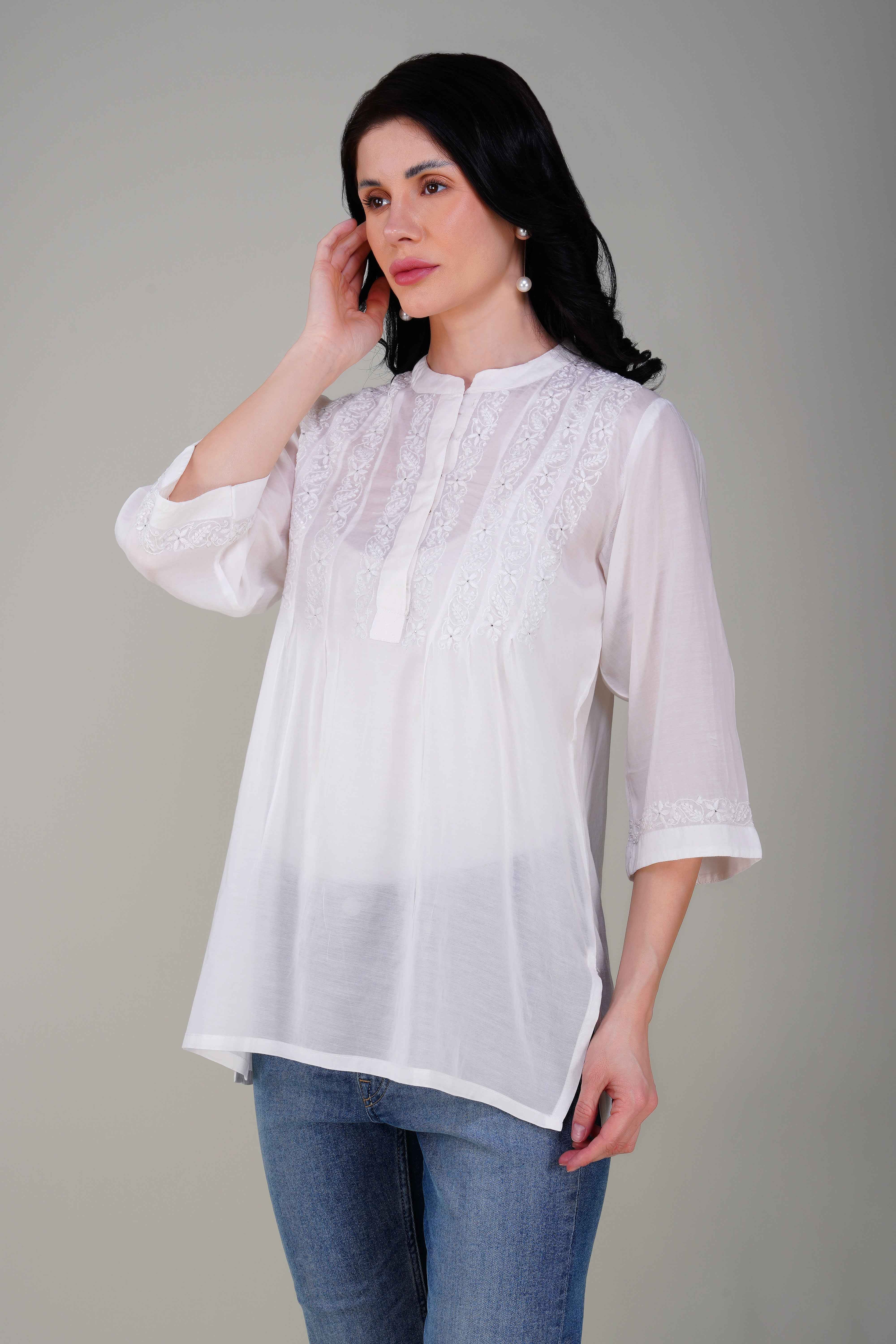 Phae Chikankari top