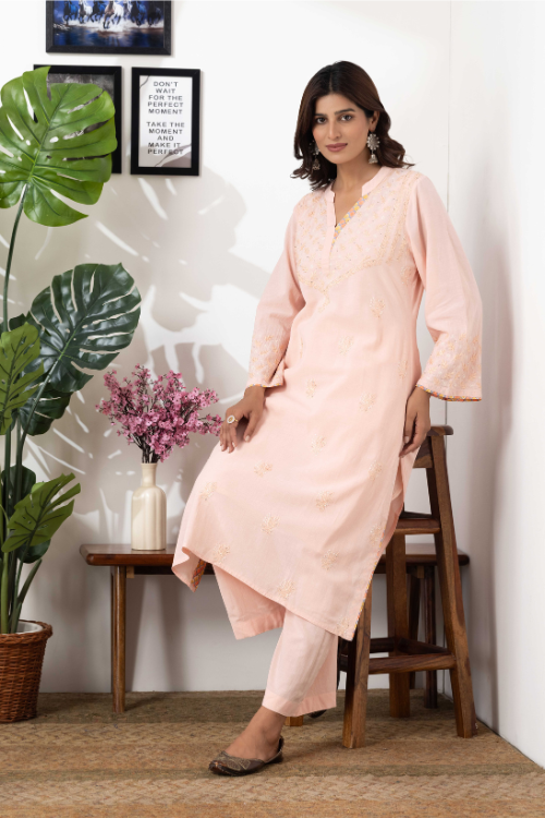 Phae Naira Co-Ord Set in Crinkle Cotton