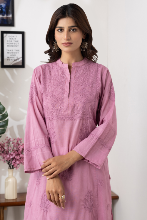 Phae Nirja Kurta in Cotton Mulmul