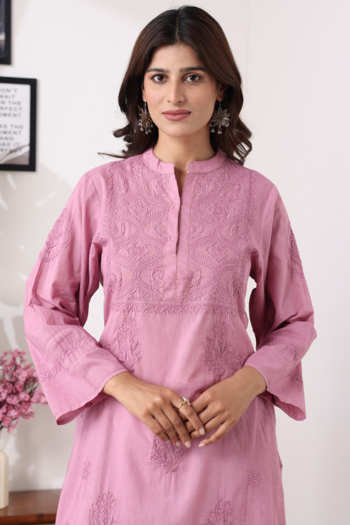 Phae Nirja Kurta in Cotton Mulmul