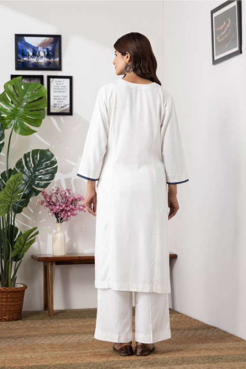 Phae Nitya Co-Ord Set In Soft Denim