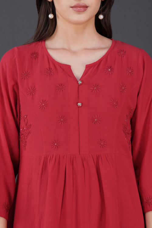 Phae Raisa Cotton Crinkle Dress