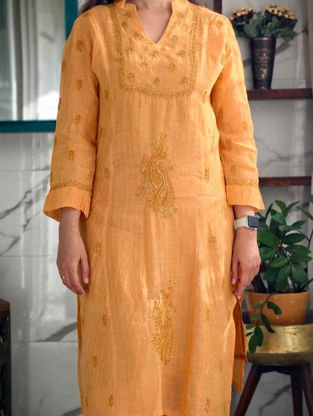 Amber chanderi Cord set