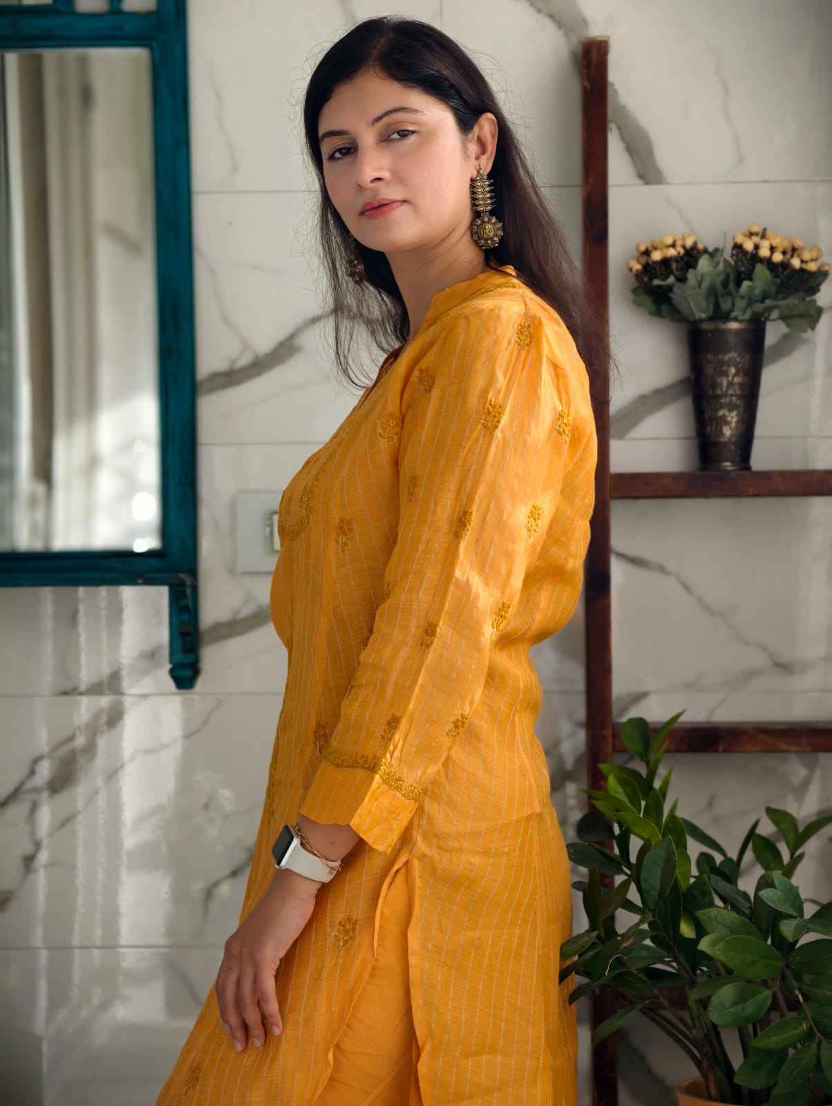 Amber chanderi Cord set