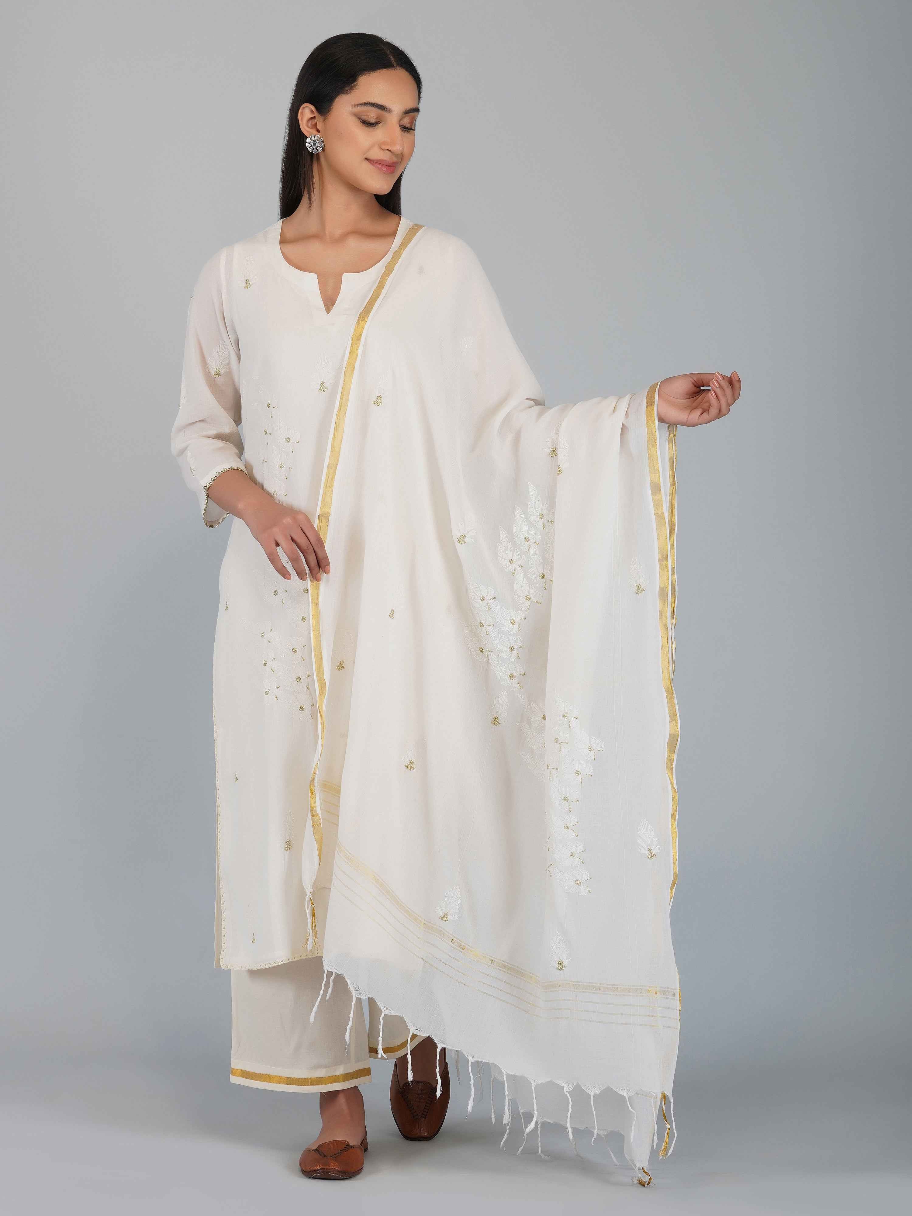 Sonal  Handloom Cotton Kurta
