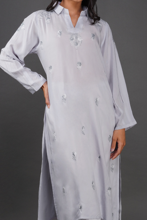 P.H.A.E. - Phae Alara Cotton Kurta | Indian Chikankari