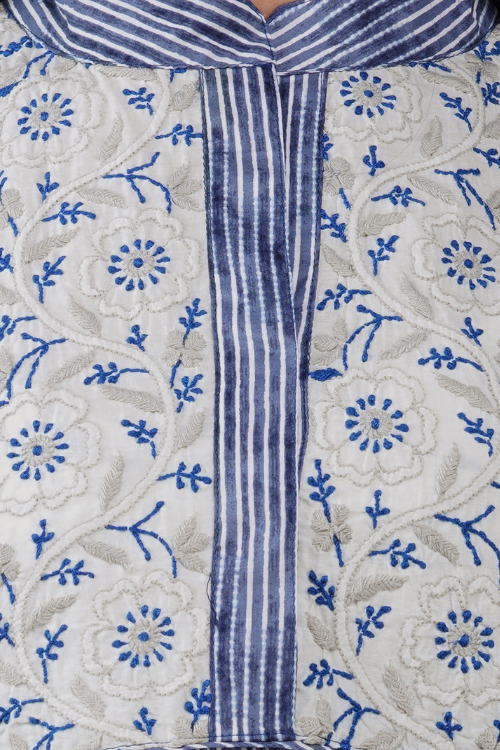 P.H.A.E. - Phae Aaliya Kurta in Shaded Cotton fabric | Indian Chikankari