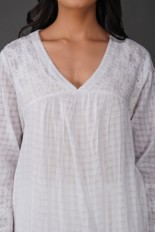 Phae Avyukt Cotton Cross Hatch Kurta