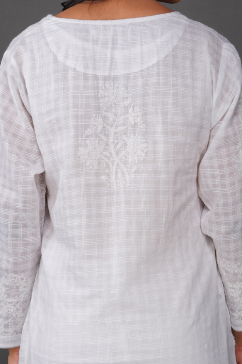 Phae Avyukt Cotton Cross Hatch Kurta