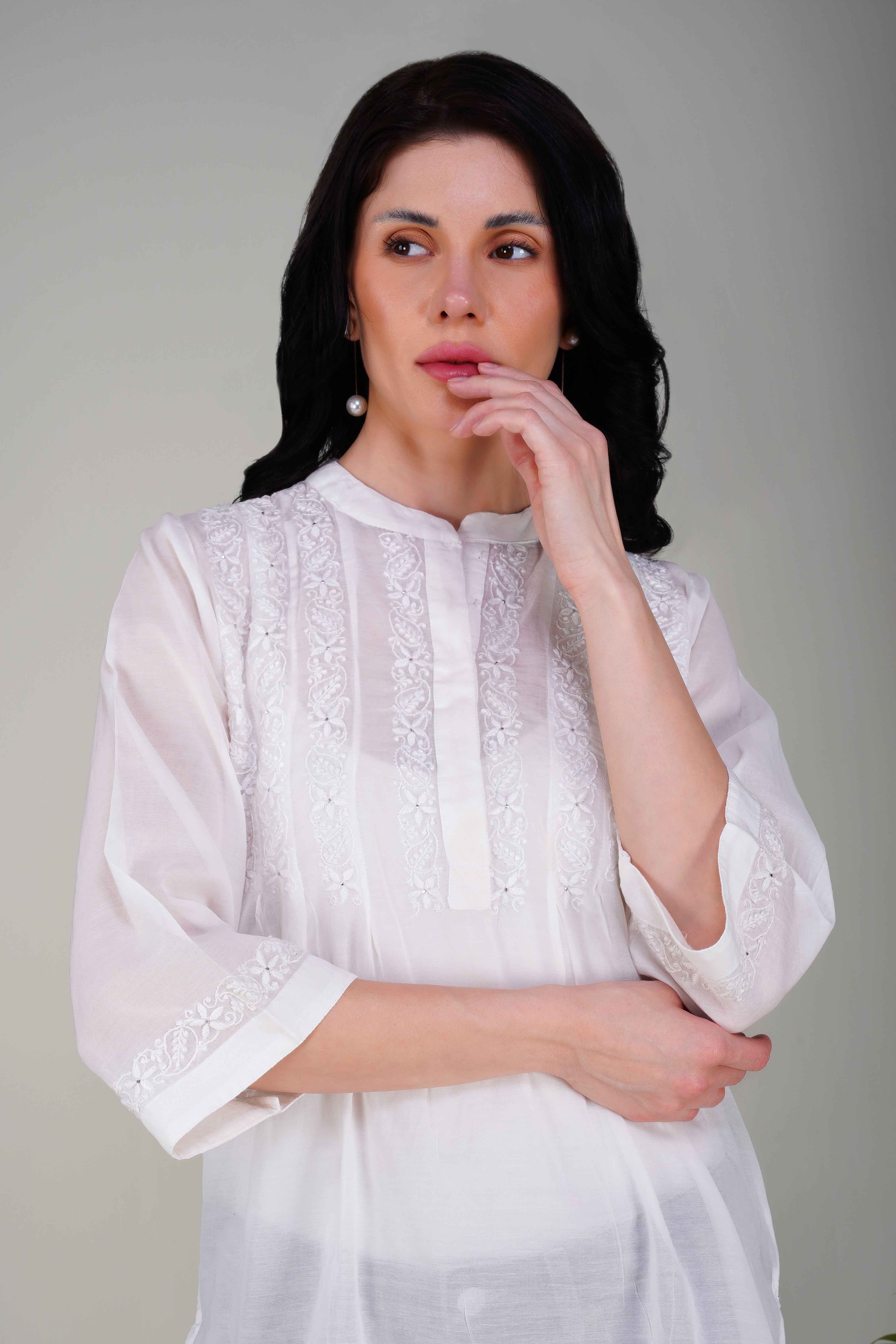 Phae Chikankari top