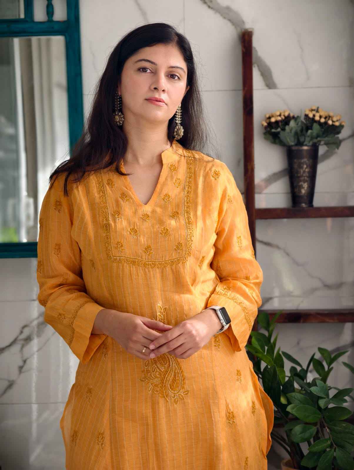Amber chanderi Cord set
