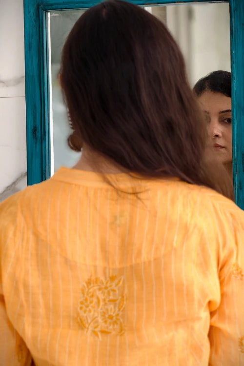 Amber chanderi Cord set