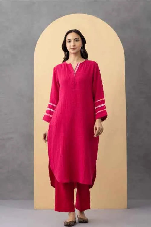 Phae Tulip Co-Ord Set in Cotton Crinkle