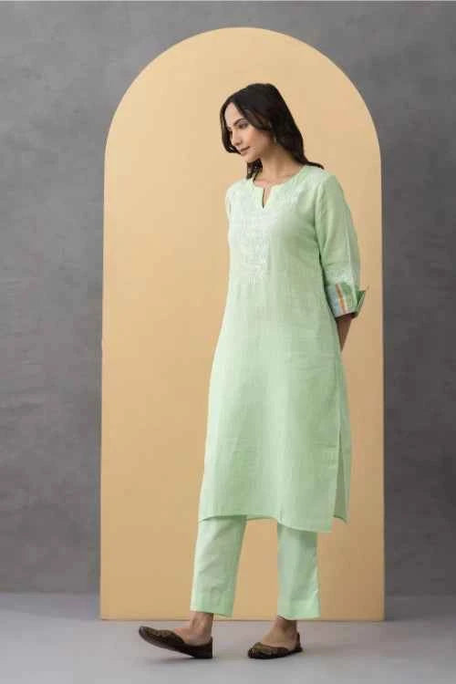 Phae Rose Co-Ord set In Cotton Crinkle