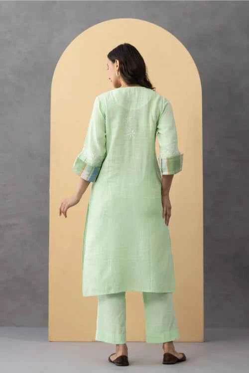 Phae Rose Co-Ord set In Cotton Crinkle