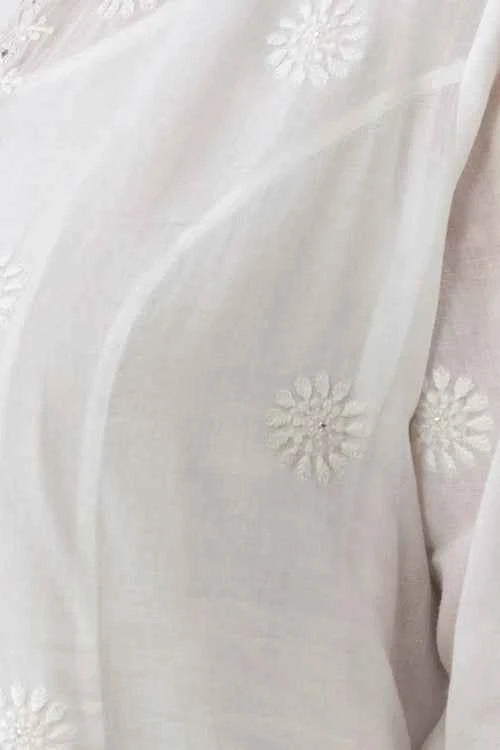 Phae Orchid Kurta in Cotton Mulmul