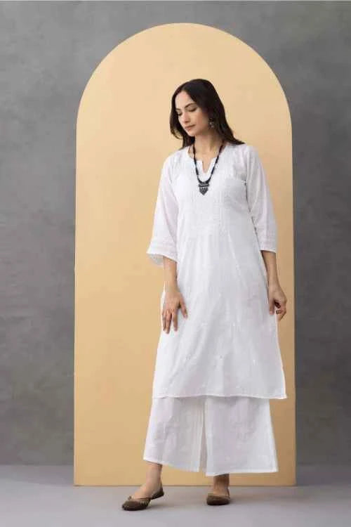 Phae Poppy Kurta in Cotton