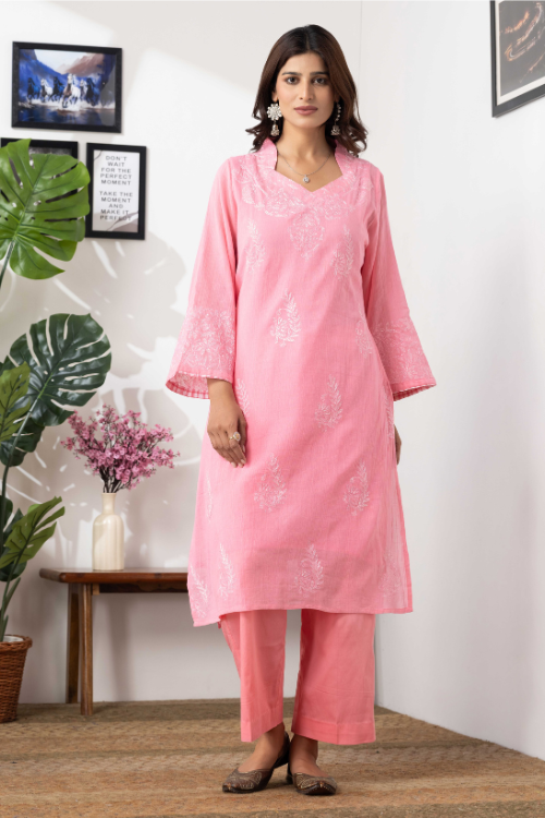 Phae Nadia Co=Ord Set in Cotton Crinkle