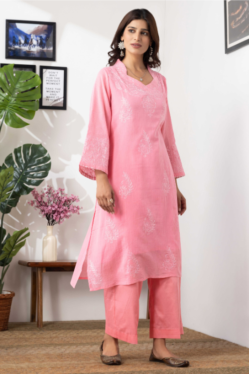 Phae Nadia Co=Ord Set in Cotton Crinkle