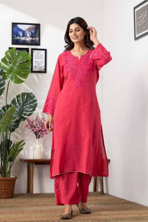 Phae Nimisha Co=Ord Set in Cotton Crinkle