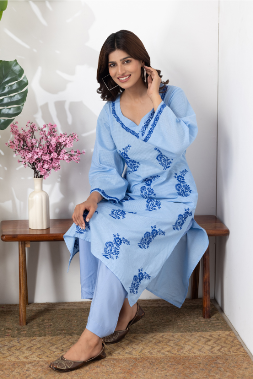 Phae Nysa Kurta in Cotton
