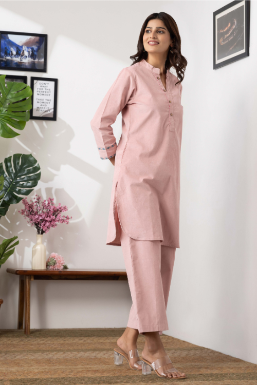 Phae Nutan Co-Ord Set In Cotton Corduroy