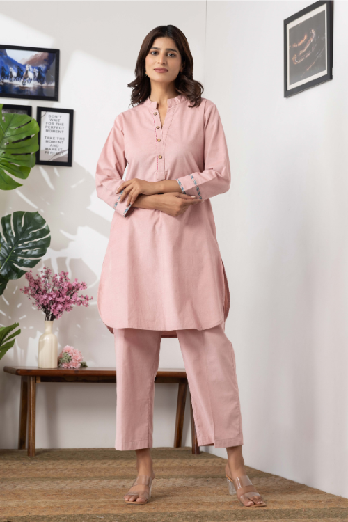 Phae Nutan Co-Ord Set In Cotton Corduroy