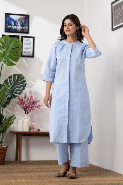 Phae Nian Co-Ord set in Cotton Linen