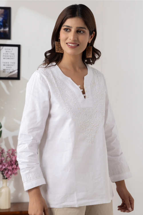 Phae Narayani Top in Cotton