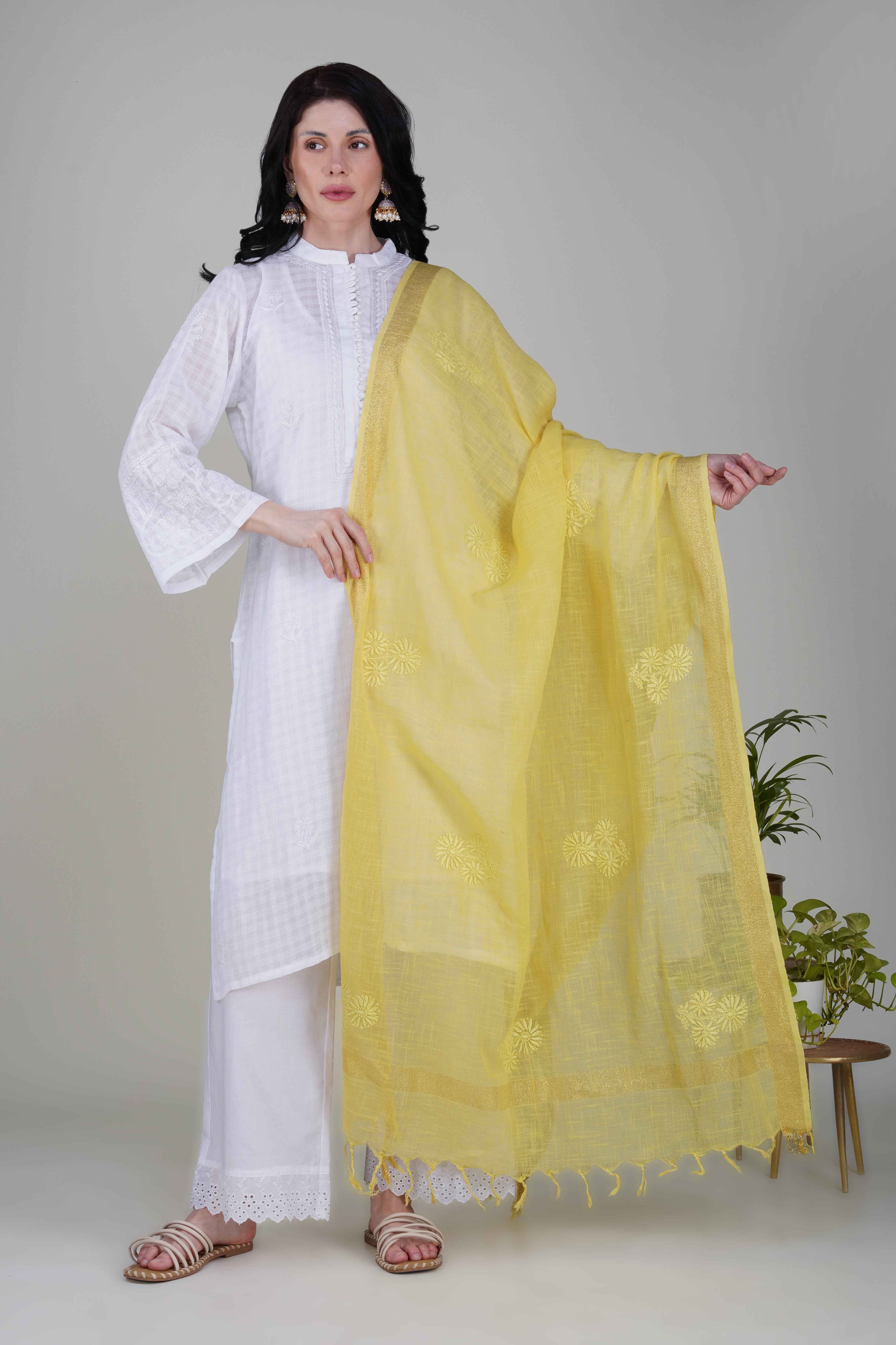 Daffodil Dupatta