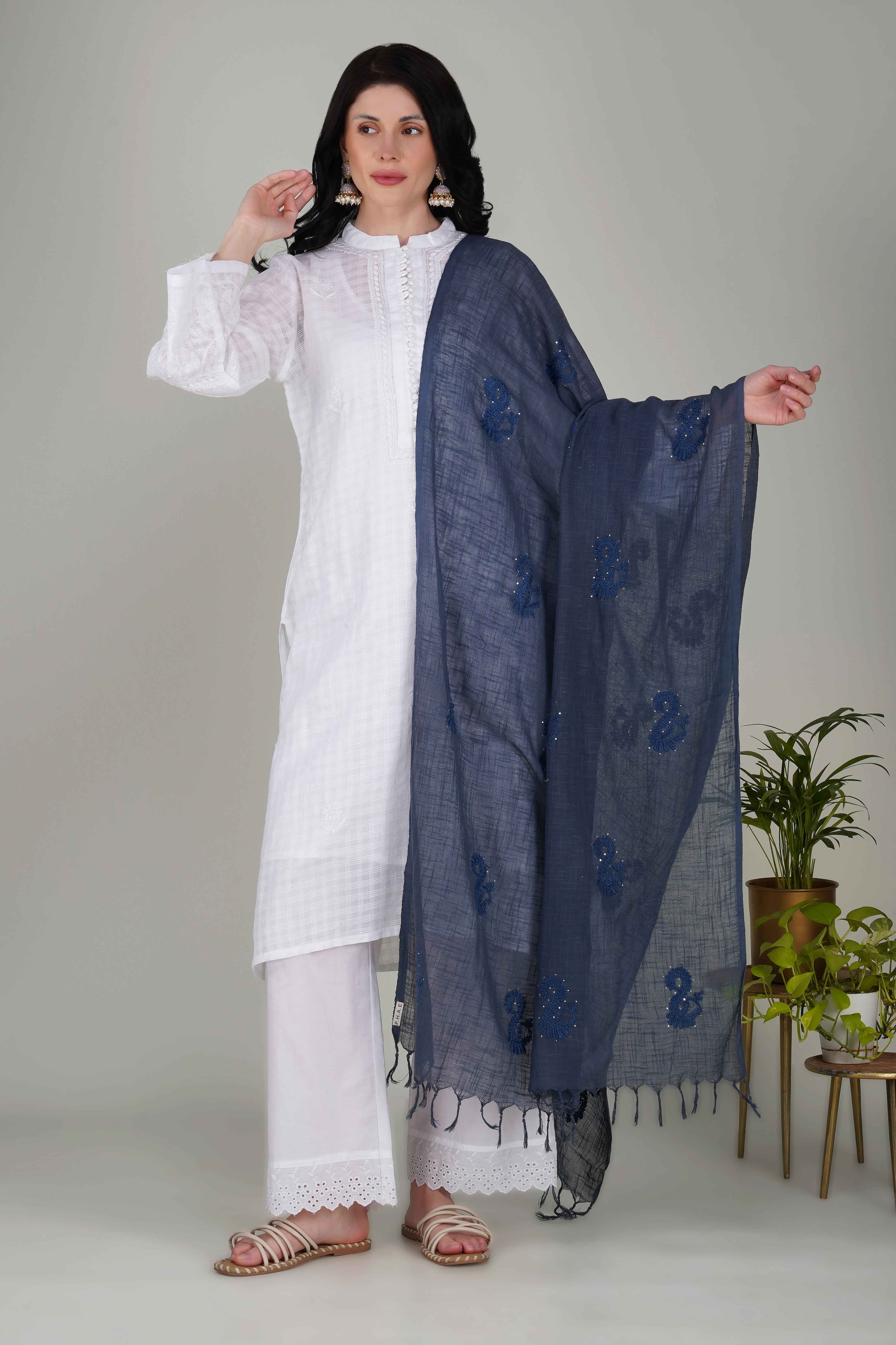 Neel kamal dupatta