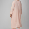 Phae Mehek Hand Chikankari Embroidery With Mukaish Cotton Crinkle Co-ord Set - Image 6