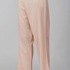 Phae Mehek Hand Chikankari Embroidery With Mukaish Cotton Crinkle Co-ord Set - Image 5