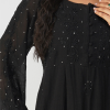 Phae Amaira Hand Chikankari Embroidery With Mukaish Cotton Crinkle Co-ord Set - Image 7