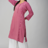 Phae Saara Hand Chikankari Embroidered Cotton Linen Kurta - Image 5