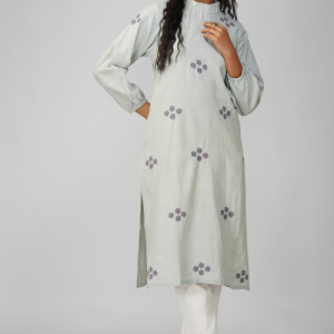 Phae Zimal Hand Chikankari Embroidered Cotton Linen Kurta