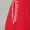 Phae Rhea Hand Chikankari Embroidered Cotton Linen Kurta - Image 3