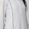 Phae Areesha Kurta in Cotton Crinkle with Hand Chikankari - Image 6