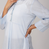 Phae Anaya Hand Chikankari Embroidered Soft Mulmul Short Top - Image 4