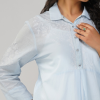 Phae Anaya Hand Chikankari Embroidered Soft Mulmul Short Top - Image 5
