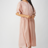 Phae Eliza Hand Chikankari Embroidered Cotton Slub Kaftan - Image 6