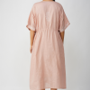 Phae Eliza Hand Chikankari Embroidered Cotton Slub Kaftan - Image 4