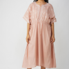 Phae Eliza Hand Chikankari Embroidered Cotton Slub Kaftan - Image 3