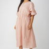 Phae Eliza Hand Chikankari Embroidered Cotton Slub Kaftan - Image 2