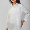 Phae Ahaana Hand Chikankari Embroidery with Sequence Soft Mulmul Top - Image 5