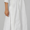 Phae Ira Hand Chikankari Embroidery With Mukaish Cotton Slub Kurta - Image 3